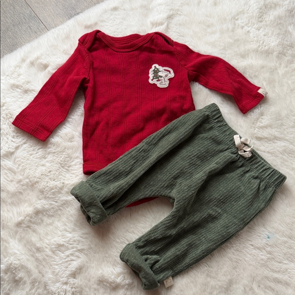 Charming Kids Matching Set - Red and Green